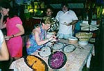 A feast at the Hibiscus restaurant on Tahaa (John Beck).